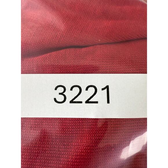 Windrige Cheryl Nash Size L Silk Mock Neck Sweater Red Long Sleeve Outdoor - Picture 7 of 7